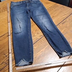 KUT FROM THE KLOTH Jeans Womens 2 BLUE Denim Preowned Used Pants